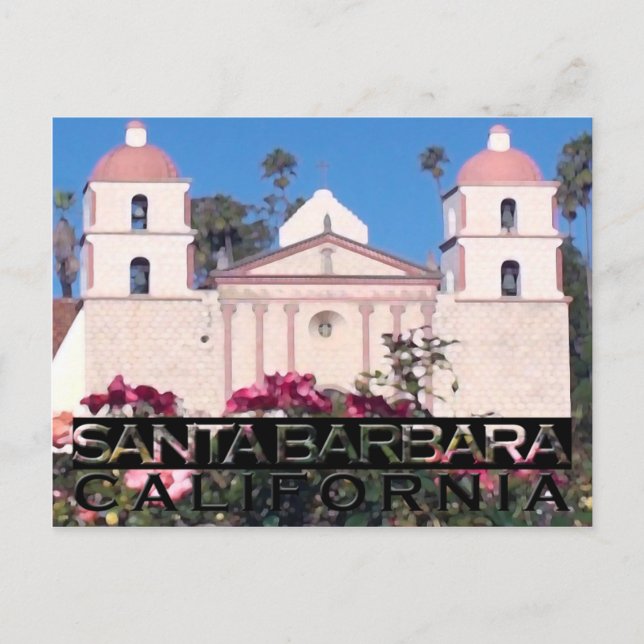 Cartão Postal Papais noeis Barbara (Frente)