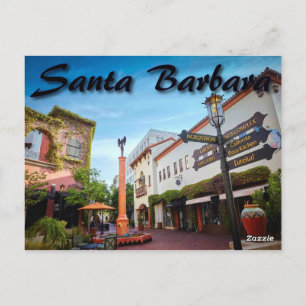 Cartão Postal Papais noeis Barbara California Posta Card