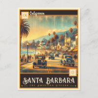 Papais noeis Barbara, Califórnia | Vintage