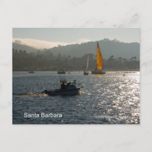 Cartão Postal Papais noeis Barbara Sunset Products, Califórnia