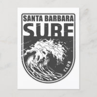 Papais noeis Barbara Surf Club California Emblem