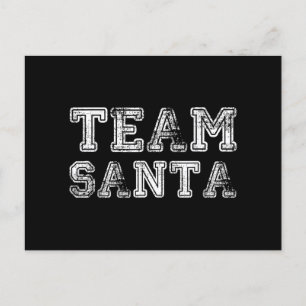 Cartão Postal Papais noeis da equipe Feliz Natal