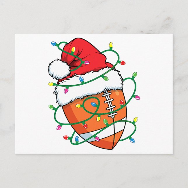 Cartão Postal Papais noeis de futebol desportistas masculinos Na (Frente)