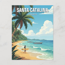 Cartão Postal Papais noeis do Panamá Catalina Viagem