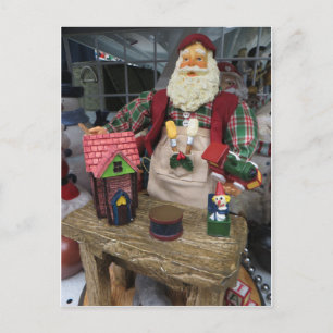 Cartão Postal Papais noeis do Workshop