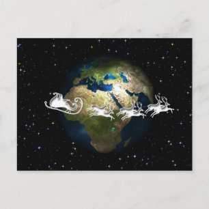 Cartão Postal papais noeis em todo o mundo