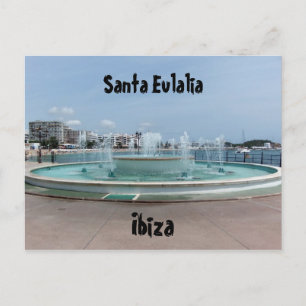Cartão Postal Papais noeis Eulalia, Ibiza