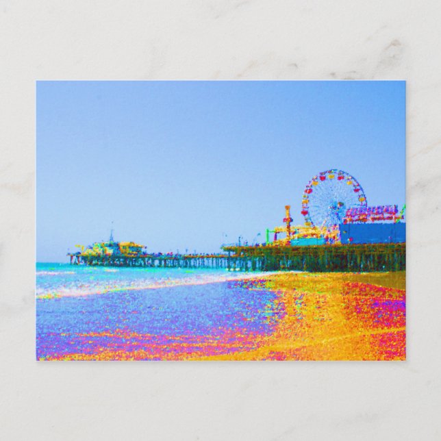 Cartão Postal Papais noeis Funky Pixels Monica Pier (Frente)