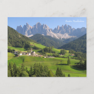 Cartão Postal Papais noeis Maddalena Dolomites
