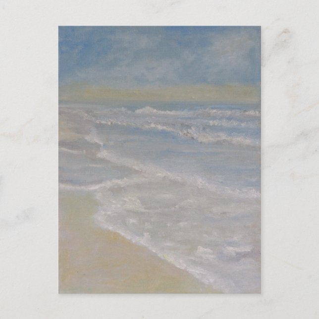 Cartão Postal Papais noeis Monica Beach (Frente)