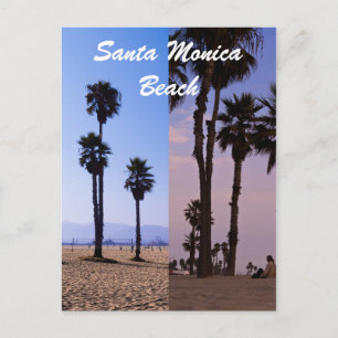 Cartão Postal Papais noeis Monica Beach