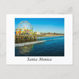 Cartão Postal Papais noeis Monica California