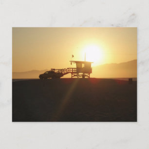 Cartão Postal Papais noeis Monica no Sunset
