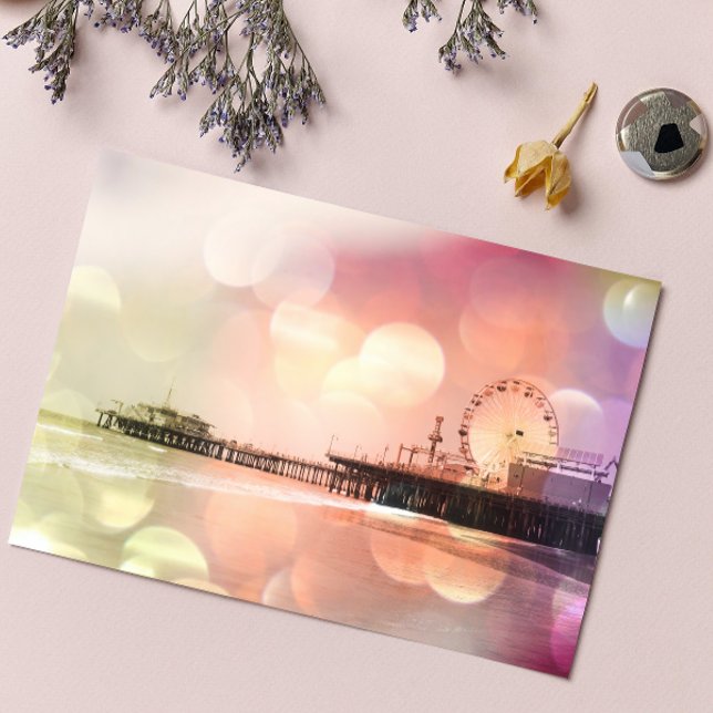 Cartão Postal Papais noeis Monica Pier - Edição de Fotografia Ro (Criador carregado)