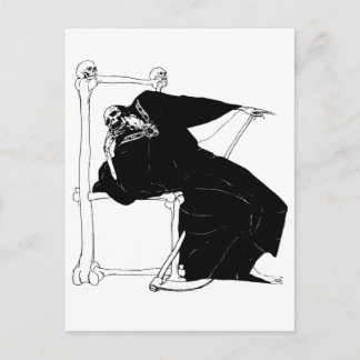 Cartão Postal "Papais noeis Muerte" (mexicano Grim Reaper)