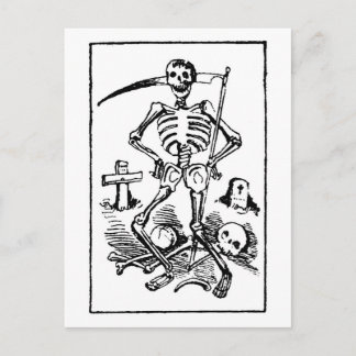Cartão Postal Papais noeis Muerte, mexicano Grim Reaper c. iníci