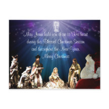 Papais noeis na Natividade