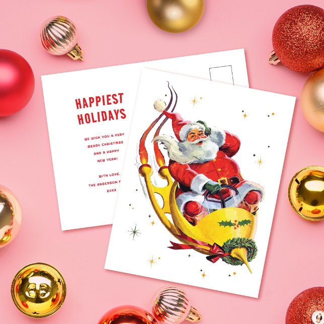 Cartão Postal Papais noeis retrorreflectores no Feriado de Natal (Criador carregado)