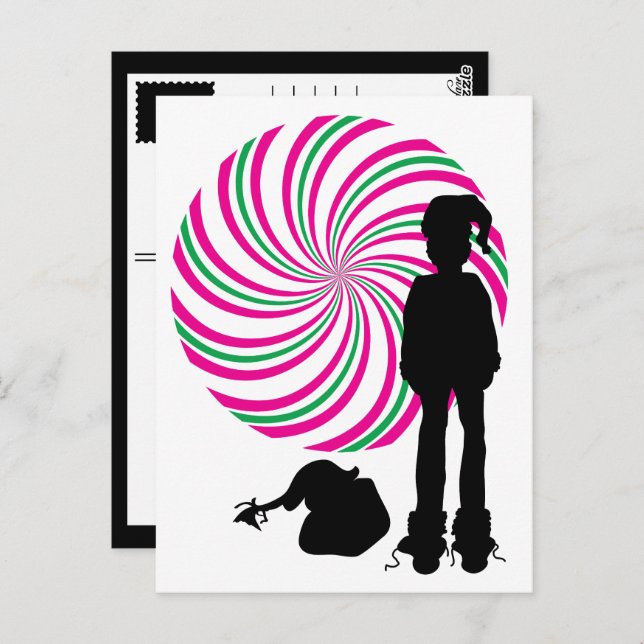 Cartão Postal papais noeis sinistros (Frente/Verso)