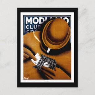 Cartão Postal Papéis de Cigarro Modiano