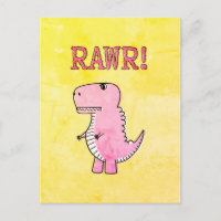 Papel Antigo T-Rex De Cartografia Rosa, Bonito E Z