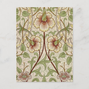 Cartão Postal Papel de Parede de Flor Clássica Narciso William M