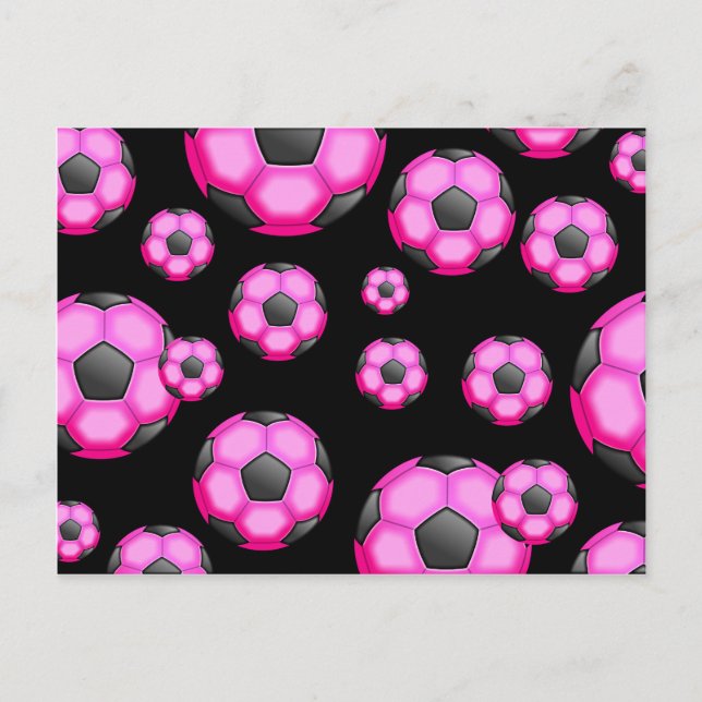 Cartão Postal Papel de parede de futebol (Frente)