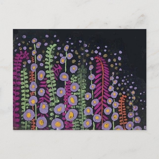 Cartão Postal Papel de parede fino para impressão em francês, co (Frente)