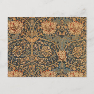 Cartão Postal Papel de parede rico William Morris Honeysuckle
