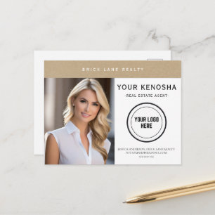 Cartão Postal Papel Kraft Profissional Seu Imóvel Cidade 