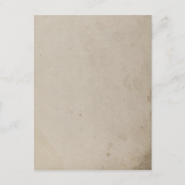 Cartão Postal Papel Kraft velho, escorregadio (Frente)