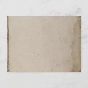 Cartão Postal Papel Kraft velho, escorregadio