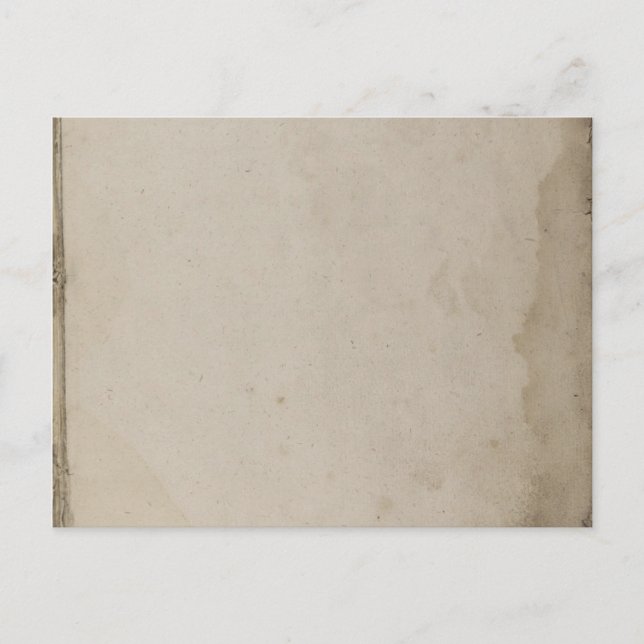 Cartão Postal Papel Kraft velho, escorregadio (Frente)