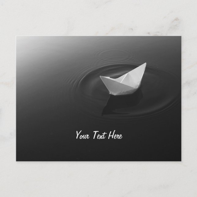 Cartão Postal Paper Boat Odyssey (Frente)