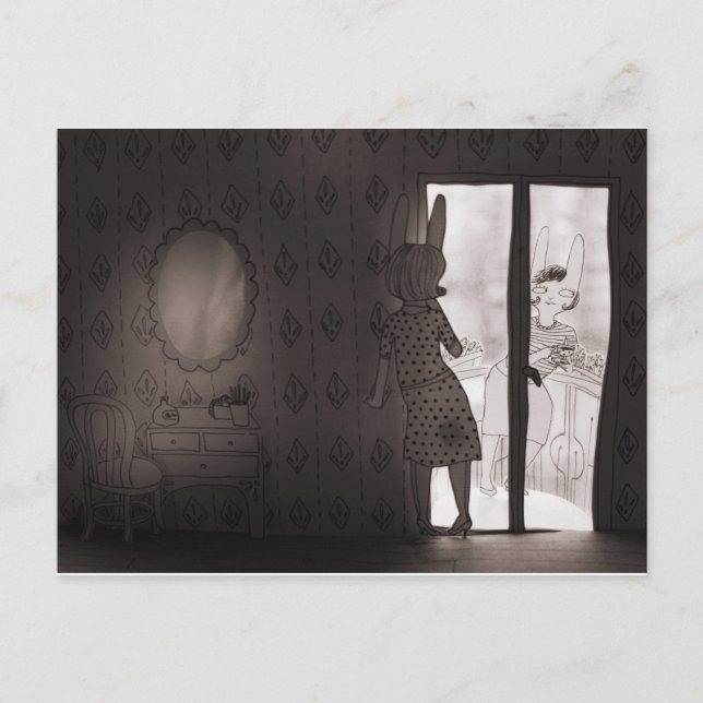Cartão Postal Paper room (Frente)