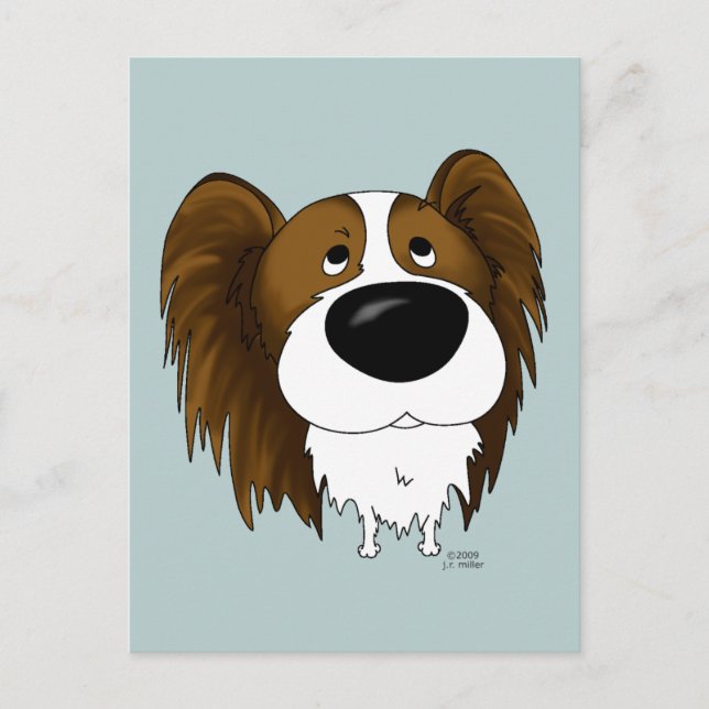 Cartão Postal Papillon Postcard (Frente)