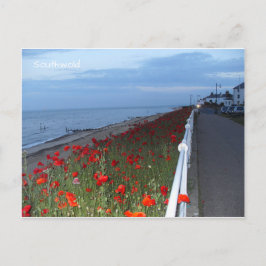 Cartão Postal Papoulas de Southwold ao Crepúsculo