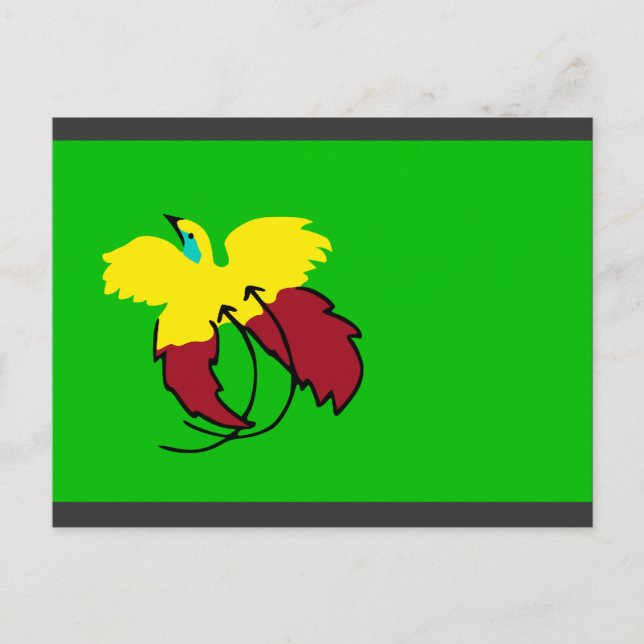 Cartão Postal Papua-Nova Guiné 1965, Papua-Nova Guiné (Frente)