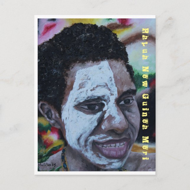 Cartão Postal Papua Nova Guiné Meri (Frente)