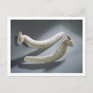 Cartão Postal Par de castanhetas, Período de Thinite (hipopóta