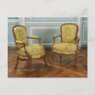 Cartão Postal Par de poltronas Louis XV, 1723-74
