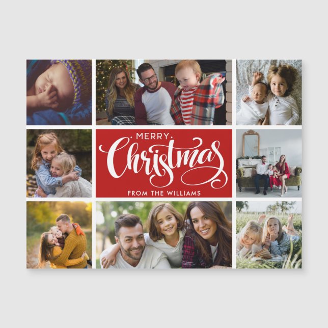 Cartão-postal para a Colagem de Fotos Feliz Natal (Frente)