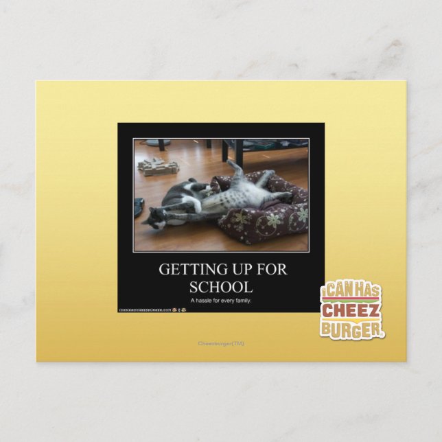 Cartão Postal Para A Escola (Frente)