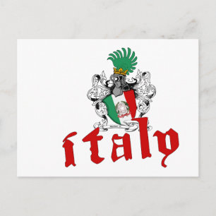 Cartão postal para a Itália Shield