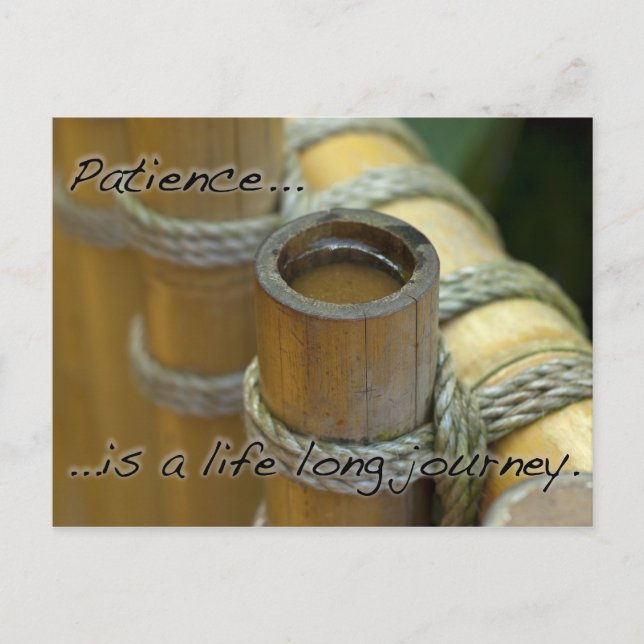 Cartão postal para a paciência (Frente)