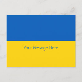Cartão postal para a Ucrânia design