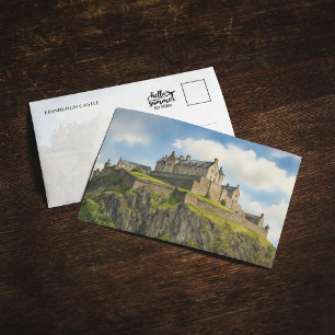 Cartão Postal para a Watercolor do Castelo de Edim