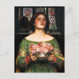 Cartão postal para a Waterhouse Gather Ye Rosebuds