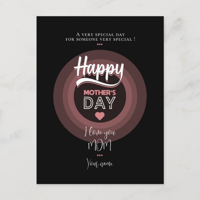 Cartão Postal Para alguém muito especial (Frente)