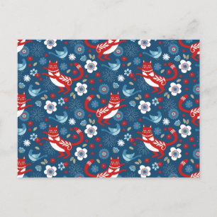 Cartão postal para amantes de gatos